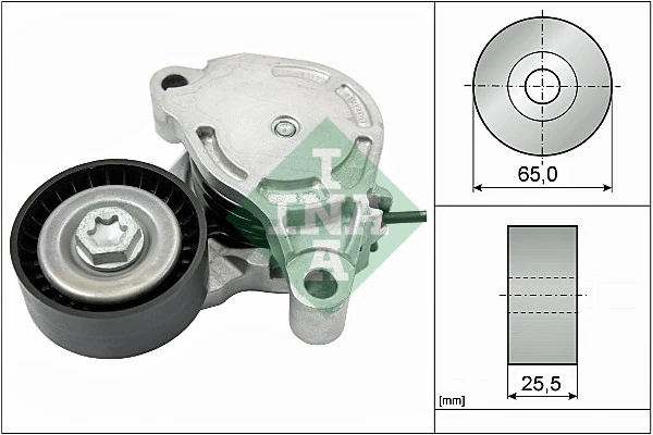 Belt Tensioner, V-ribbed belt